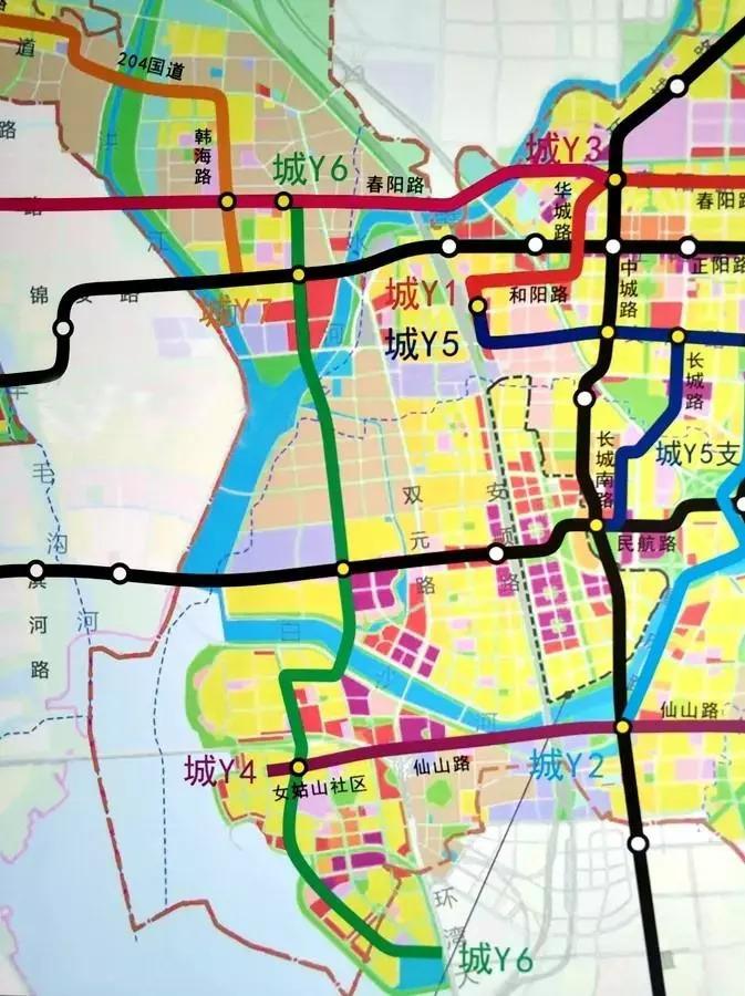 青岛地铁最新线路图